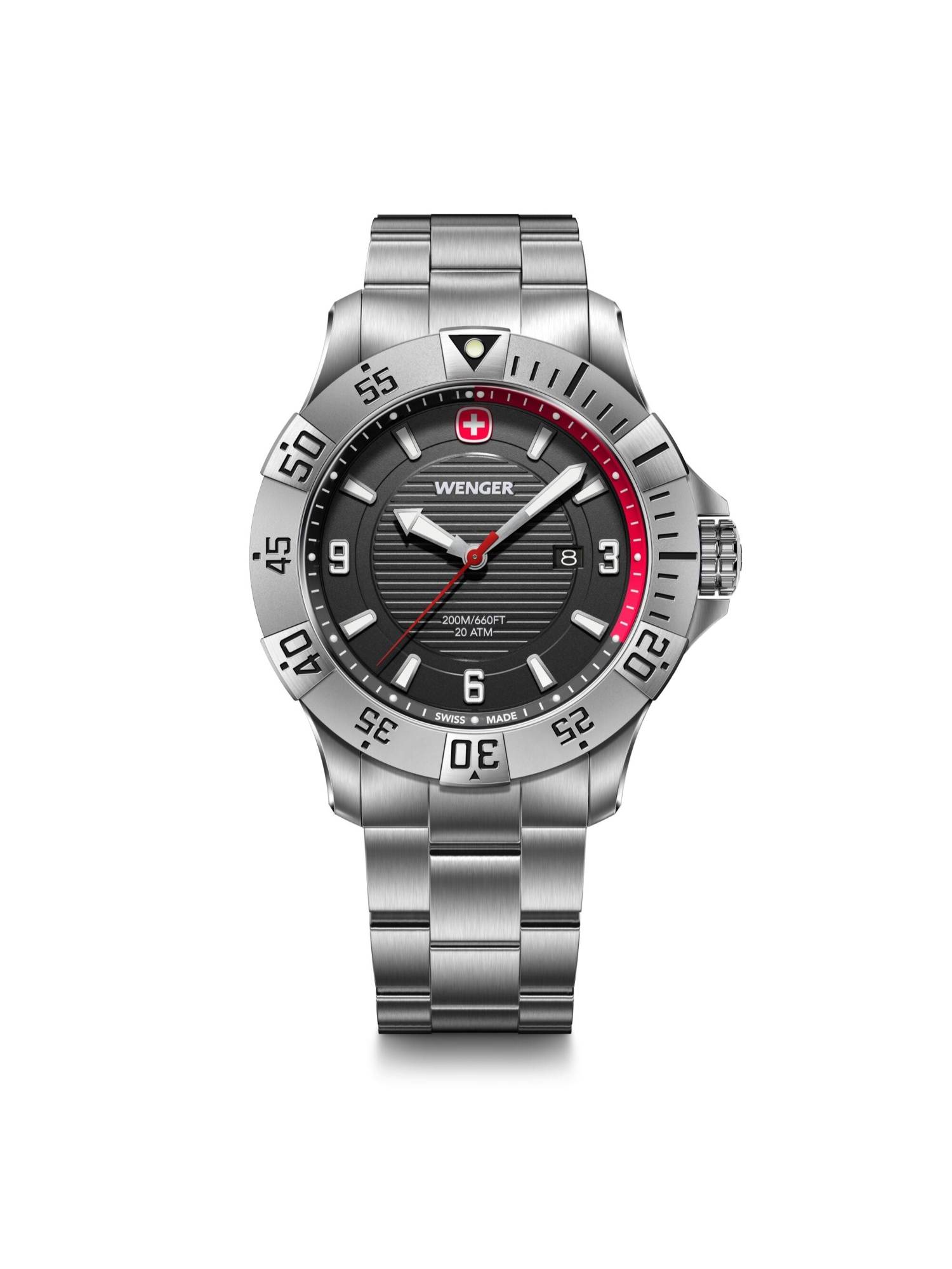 Buy Wenger Seaforce 43 Mm Black Dial Men Analog Watch (01.0641.139