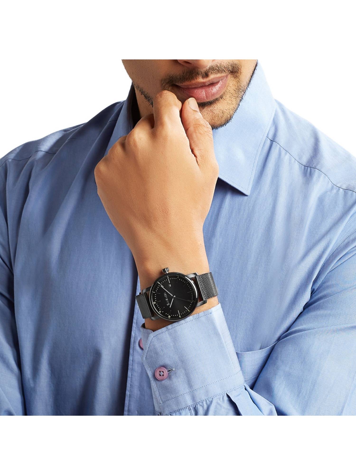 Buy Wenger Urban Classic Analog 42Mm Black Dial Men Watch (01.1741