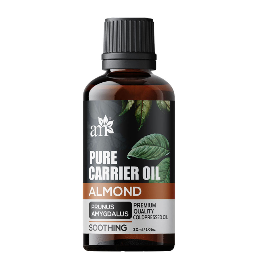 AromaMusk Cold Pressed Pure Carrier Almond Oil Soothing Prunus Amygdalus