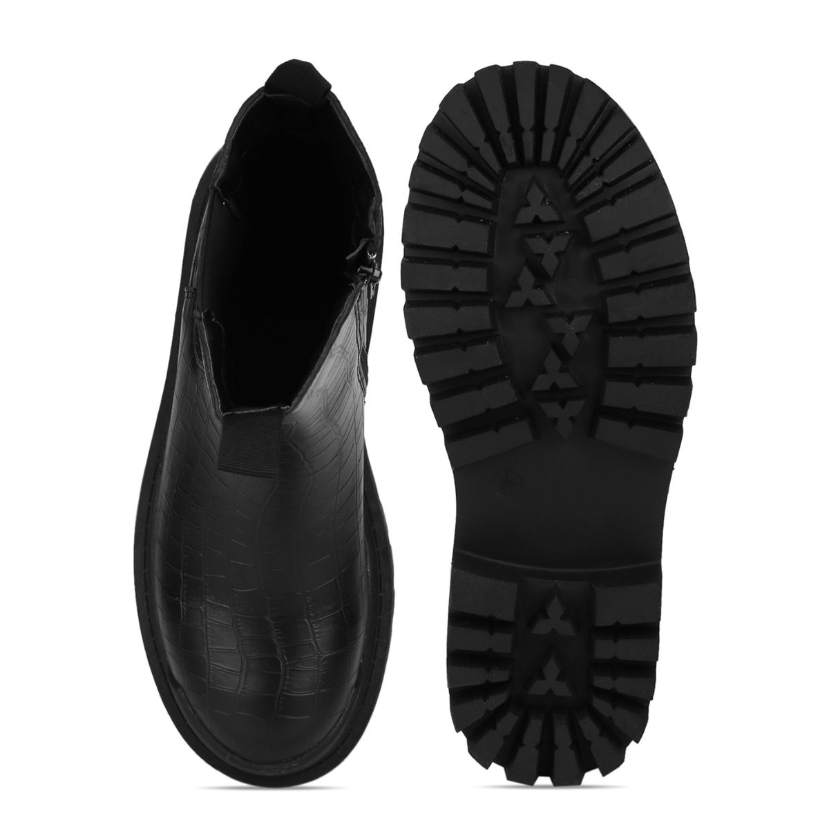 Truffle Collection Black Animal Print Boots Buy Truffle Collection