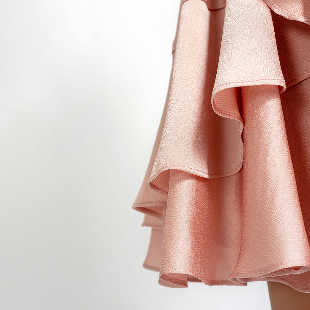 RSVP By Nykaa Fashion Pink Bow To Ruffle Short Dress (L): Buy RSVP By Nykaa Fashion Pink Bow To 