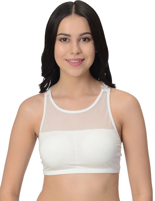 SOOMLON Bralettes for Women Removable Shoulder Strap Daily Comfort Bra  Athletic Bra Workout Bra White XXXXXL 