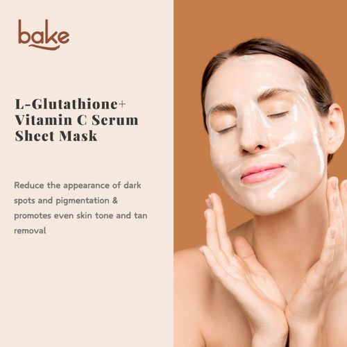 Buy BAKE L-Glutathione Sheet Mask For Glowing Skin Online