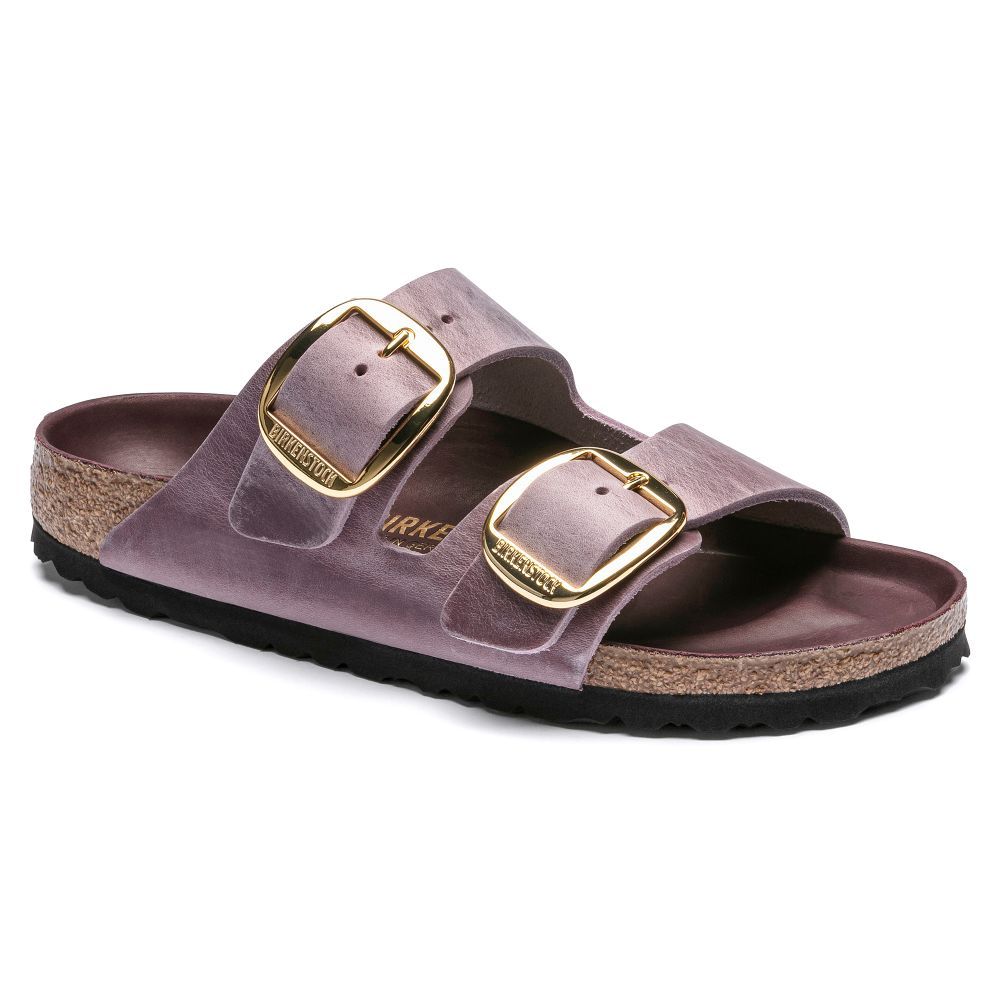 big buckle slide sandal