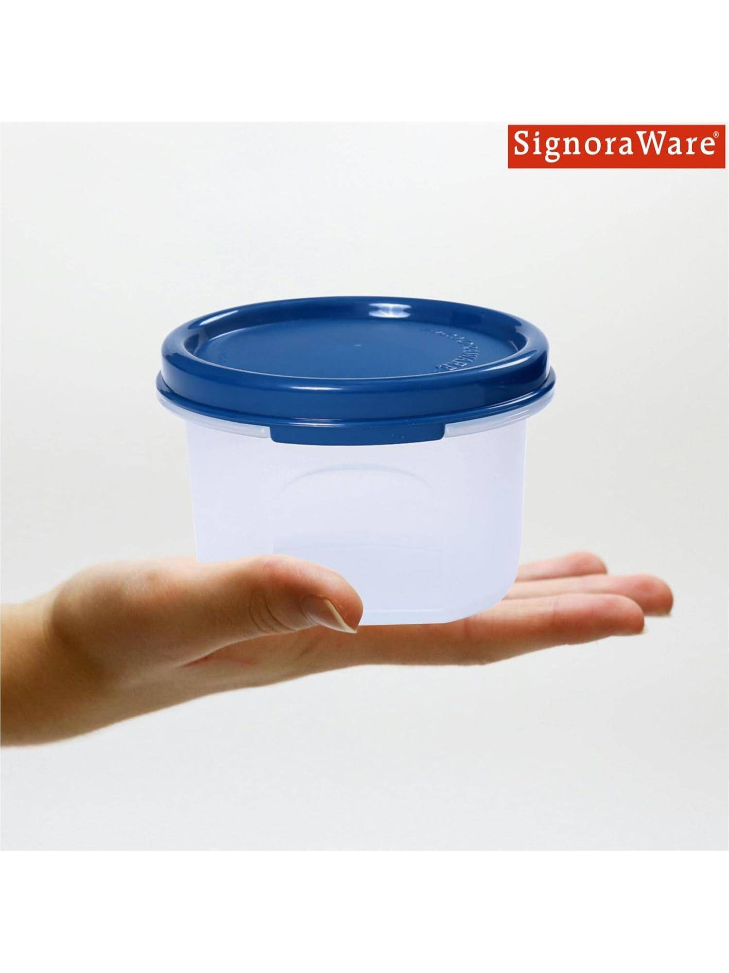 Signoraware Containers Buy Signoraware Signora Ware Modular Round Plastic Container Set, 200Ml ...