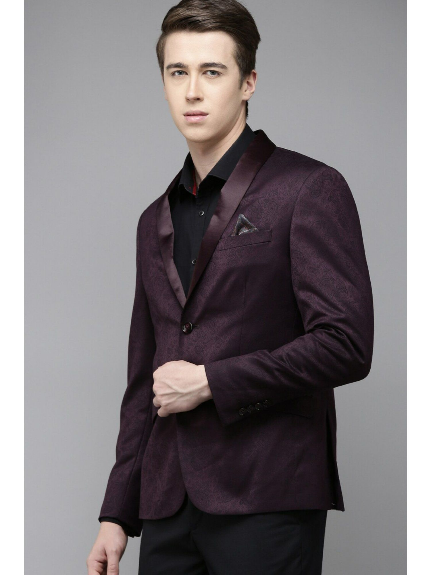 Van heusen 2024 velvet blazer