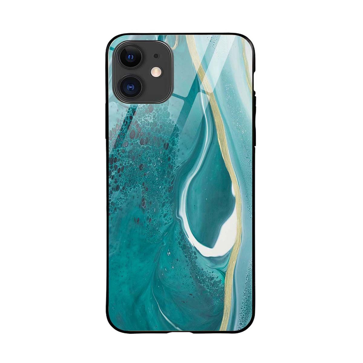 ToCloset Abstract Fluid iPhone 11 Glass Case Cover