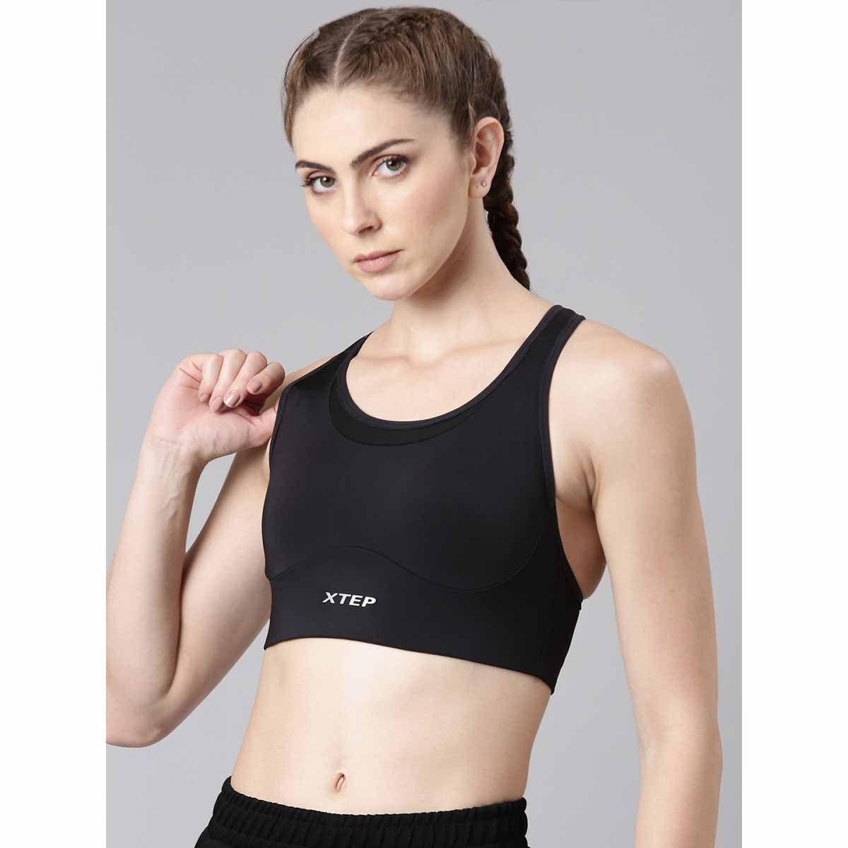 Buy Xtep Training Series Seamless Slim Fit Sports Bra for Women