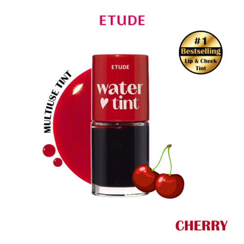 ETUDE Dear Darling Water Gel Lip and Cheek Tint Lipstick - 02 Cherry Ade