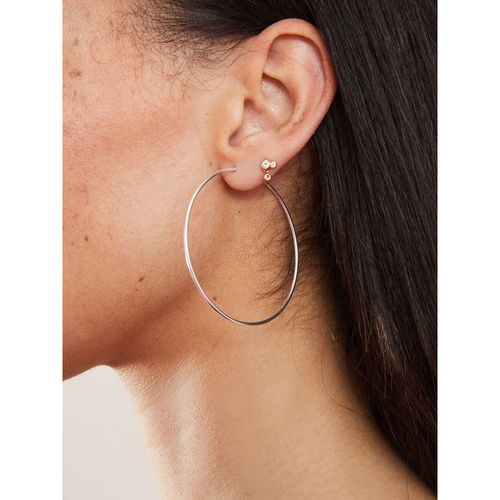 Buy Accessorize London 925 Pure Sterling Silver Large Hoop