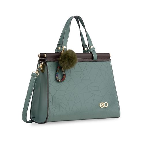 E2O Bags Green And Fancy Woman's Handbag