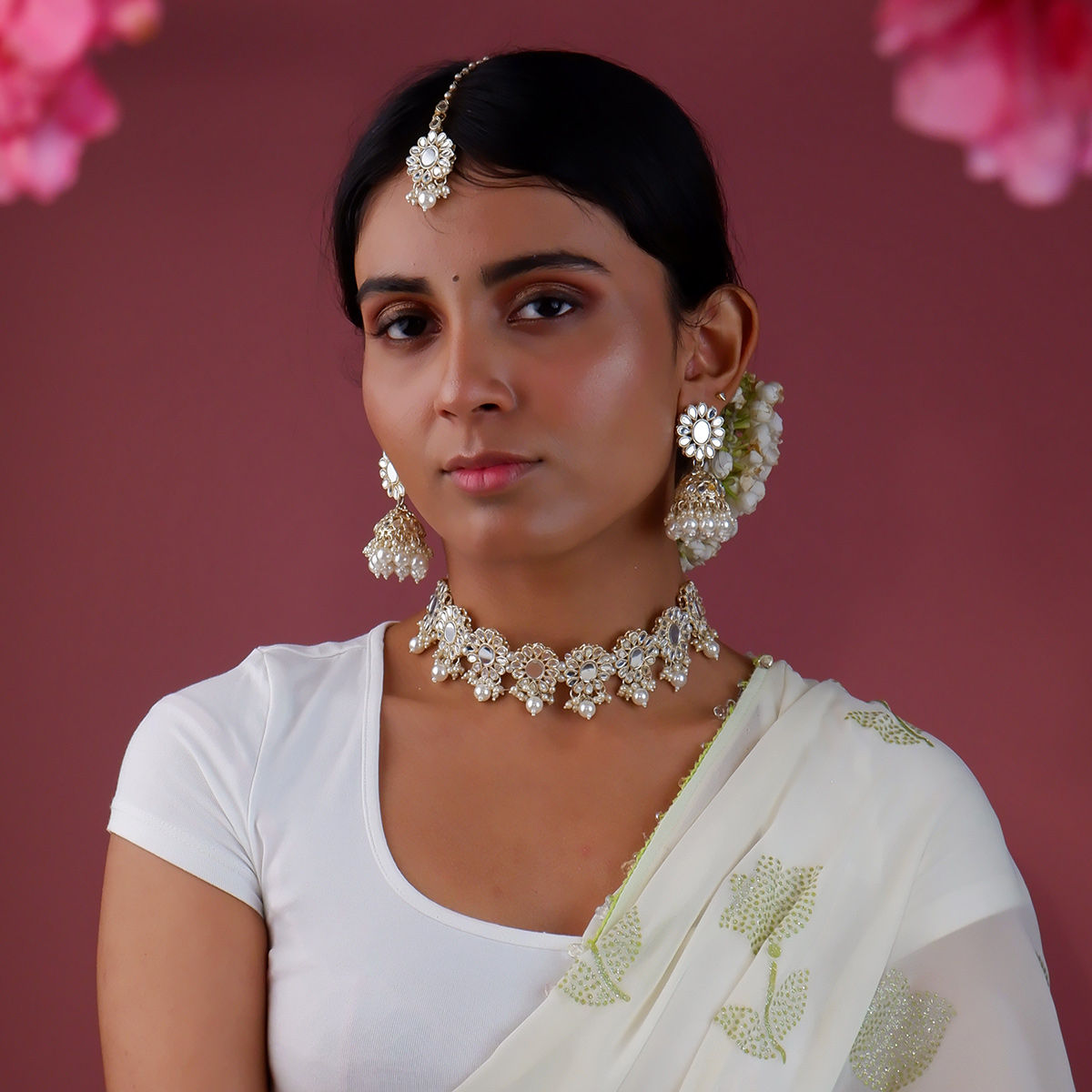 Ethnic pearl jewellery online