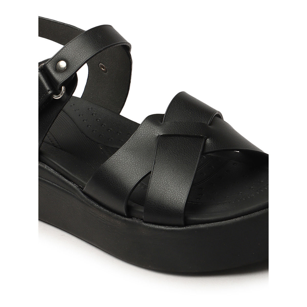 Black stylish 2025 sandals