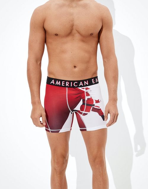 Buy American Eagle Aeo Santa Bag 6 Inches Flex Boxer Brief - Red Online