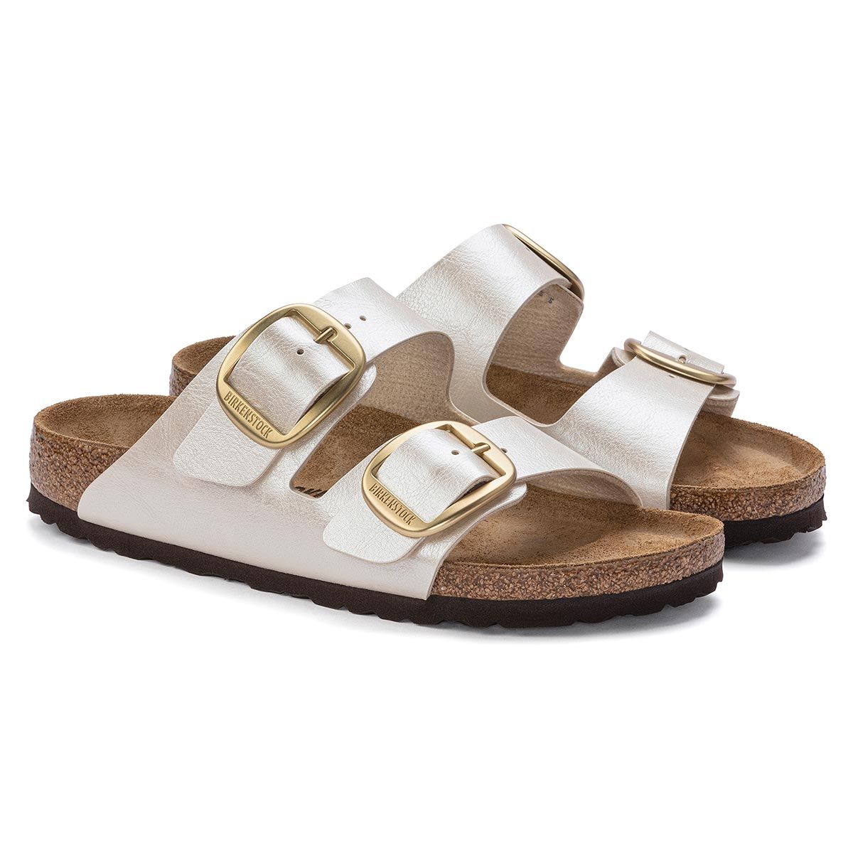 Buy Birkenstock Arizona Big Buckle White Narrow Width Women Two