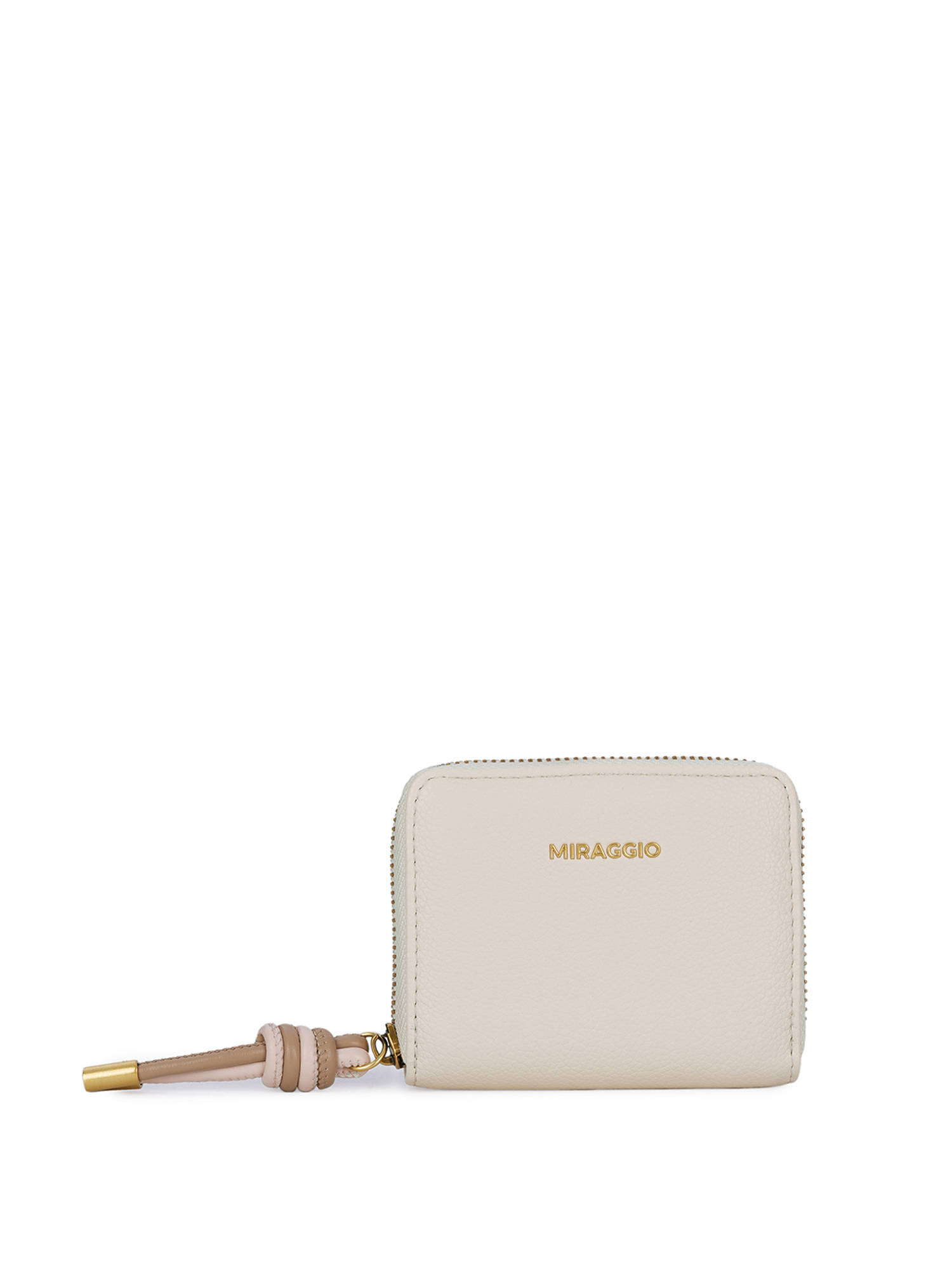 MIRAGGIO Ivory Solid Pu Wallet (Small)