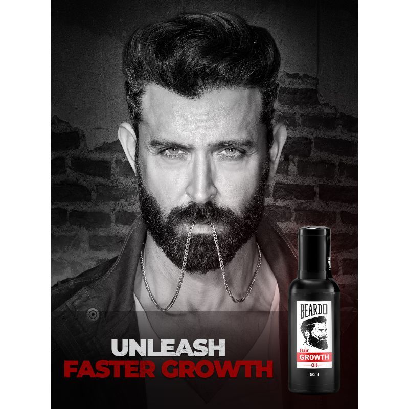 Beardo Beard  Hair Growth Oil for thicker longer beard  For patchy  uneven beard  Beard Oil for fast beard growth  Natural Hair Oil 50ml   Amazonin Health  Personal Care
