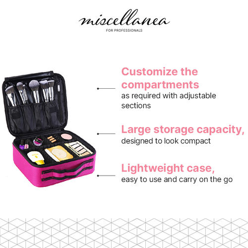 Miscellanea Makeup Vanity Case - Black: Buy Miscellanea Makeup