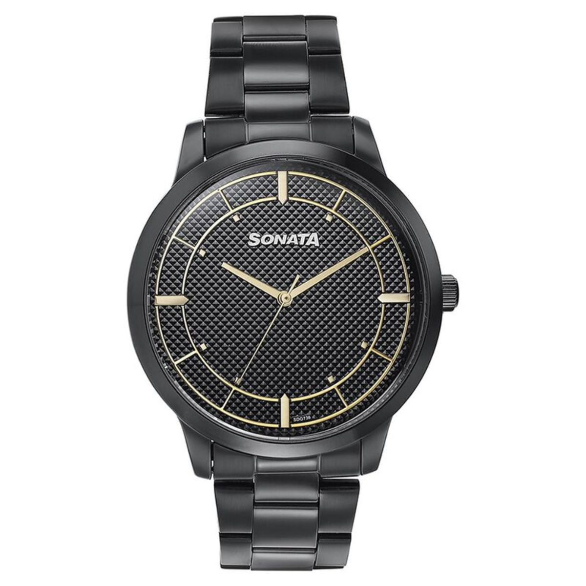 Sonata black watch shop