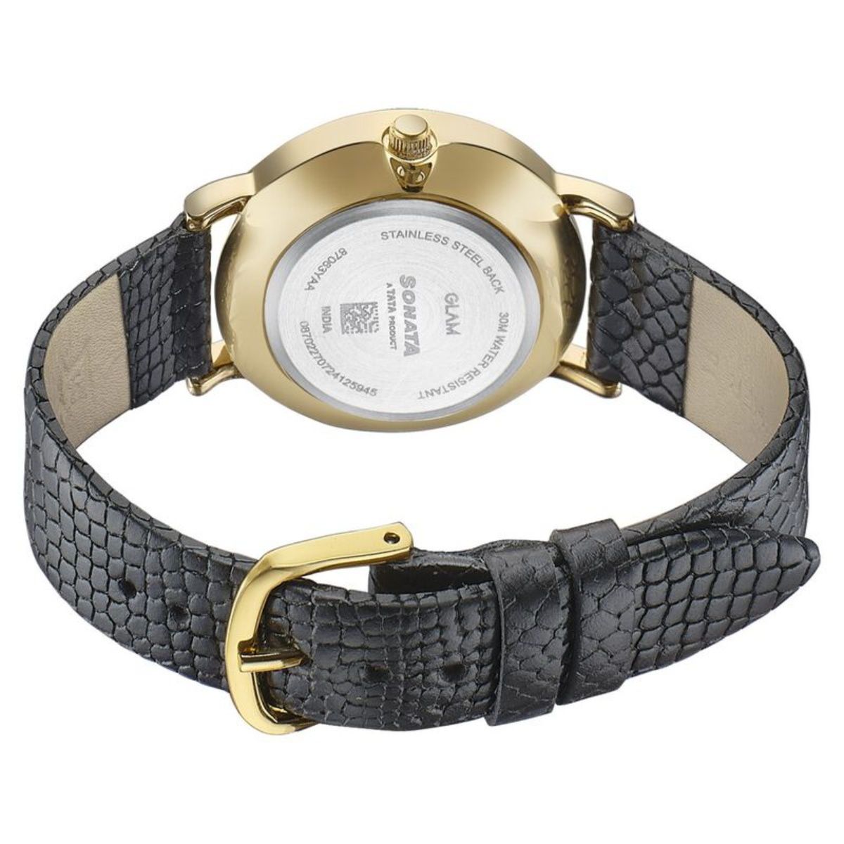 Sonata ladies leather watches on sale
