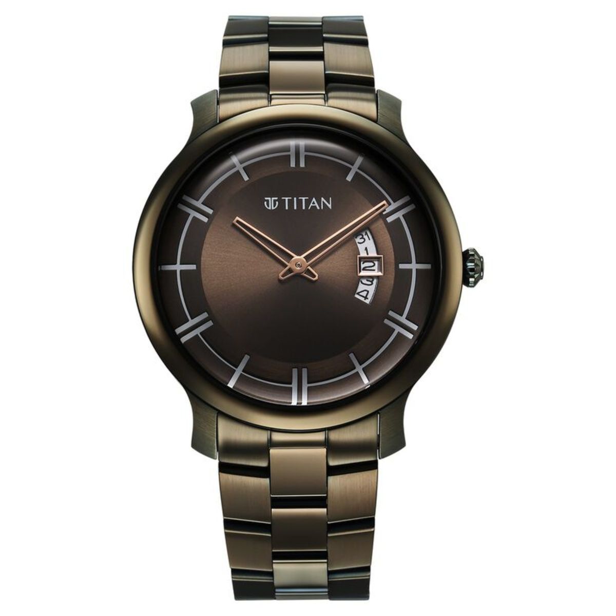 Titan stainless steel watch price cheap