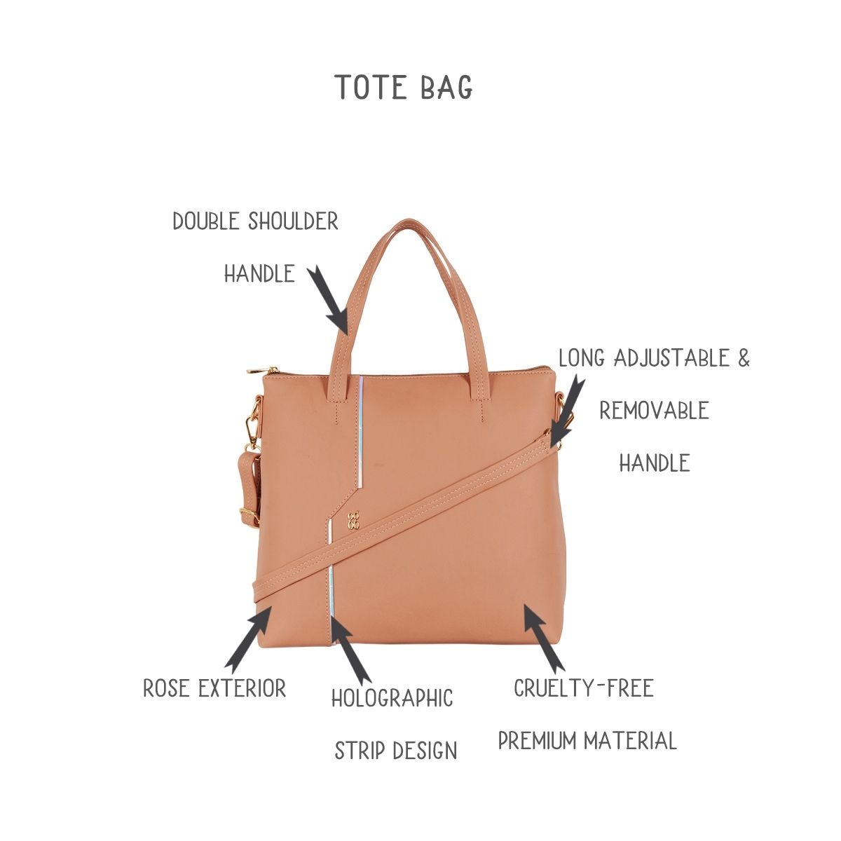 Baggit holographic 2025 bag