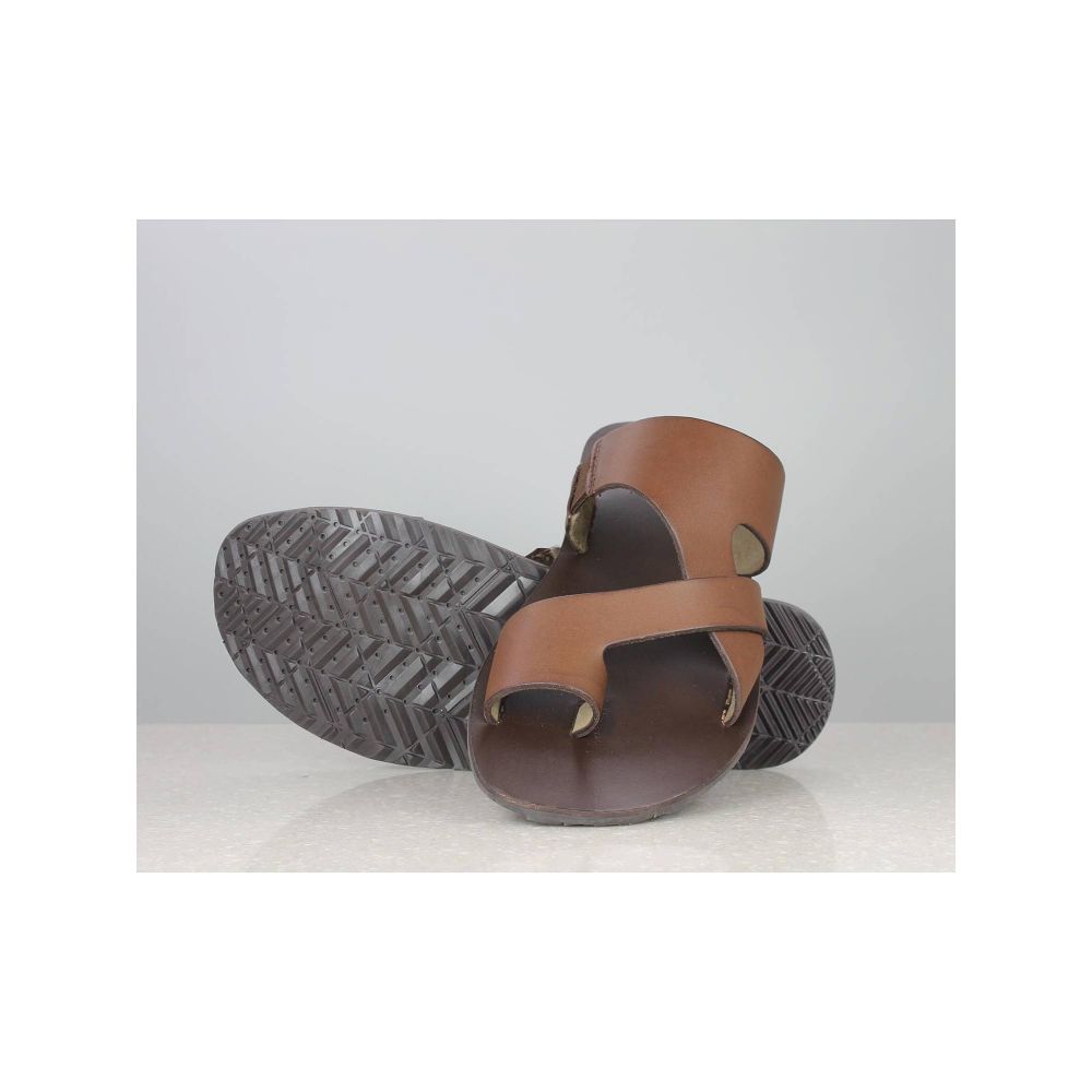 Buy PRIVO Brown Smart Casual Flip Flops Online