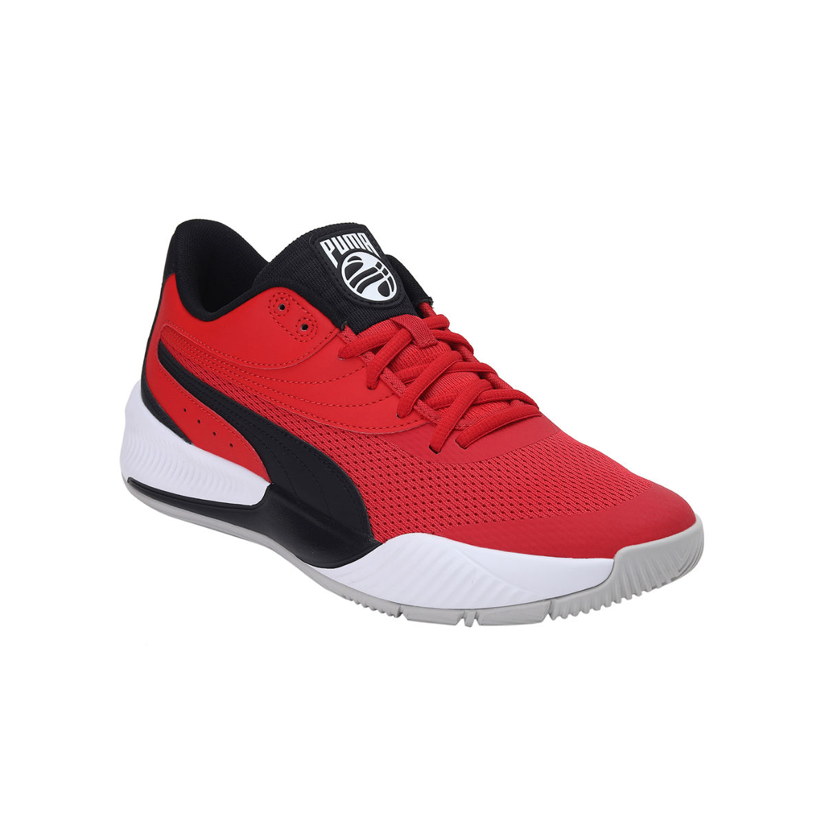 puma red basketball shoes