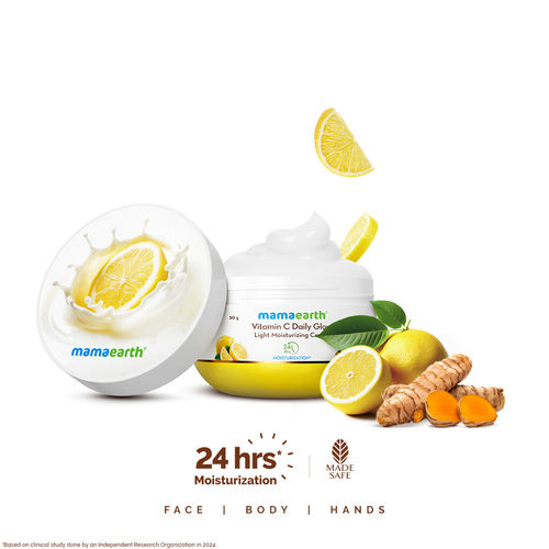 Buy Mamaearth Vitamin C Daily Glow Light Moisturizing Cream Online