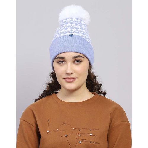 Buy Monte Carlo Winter Womens Woven Blue Beanie Online