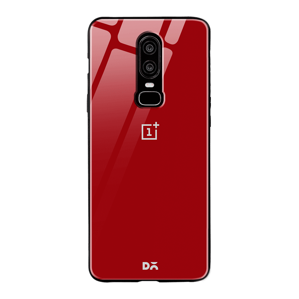 Buy DailyObjects Original Red Glass Case Cover For OnePlus Online