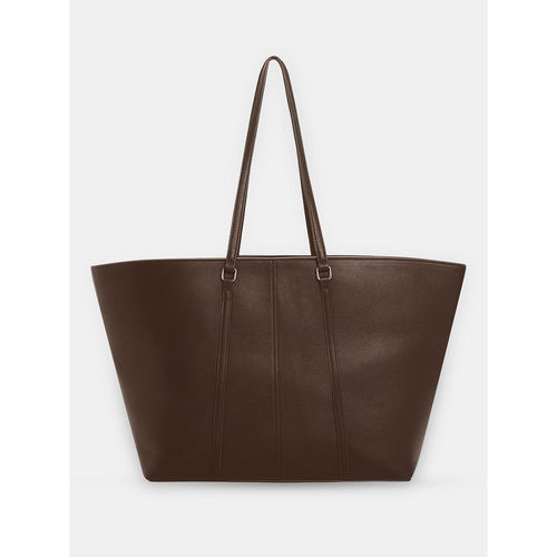 VERO MODA Women Solid Brown Tote Bag