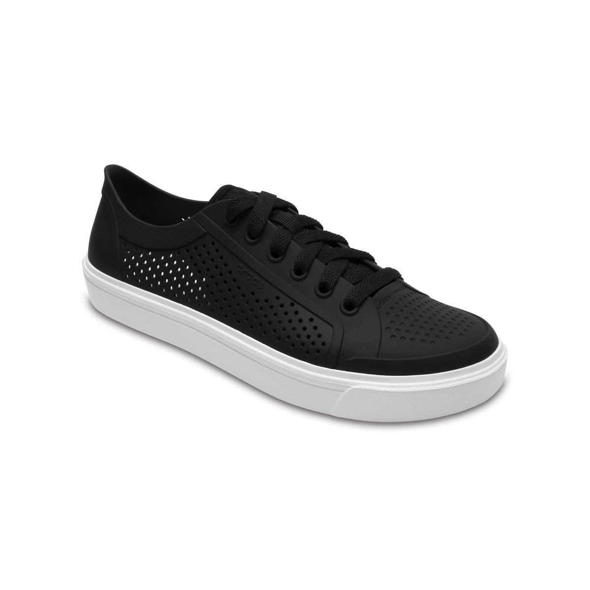 crocs tennis shoes black