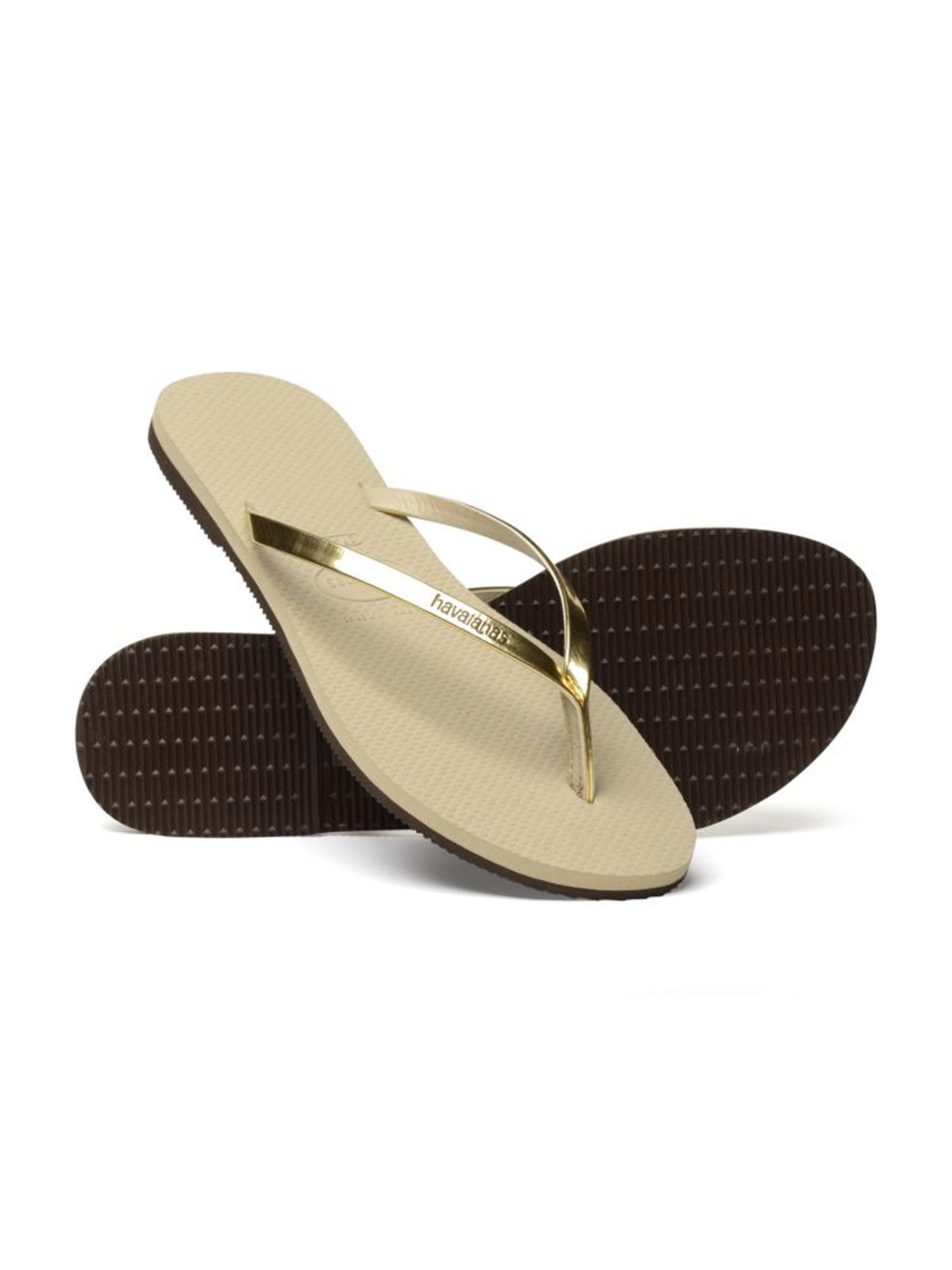 Buy Havaianas Gold You Metallic Flipflops EURO 35 36 Online