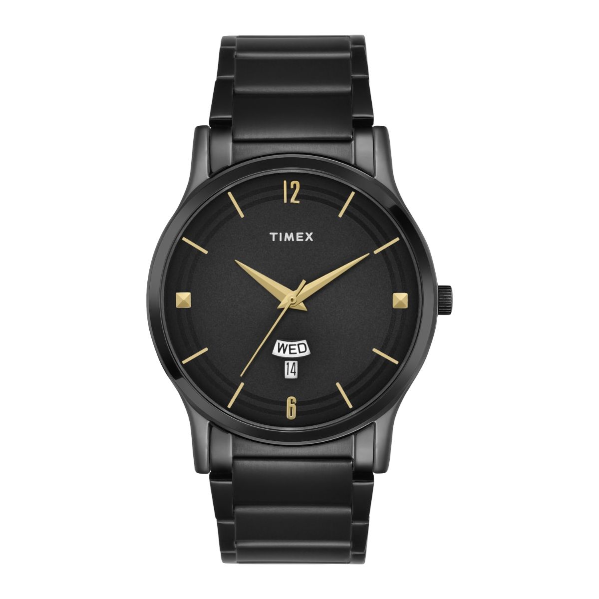 Timex Men Black Round Analog Dial Watch - TW000R459 (M)