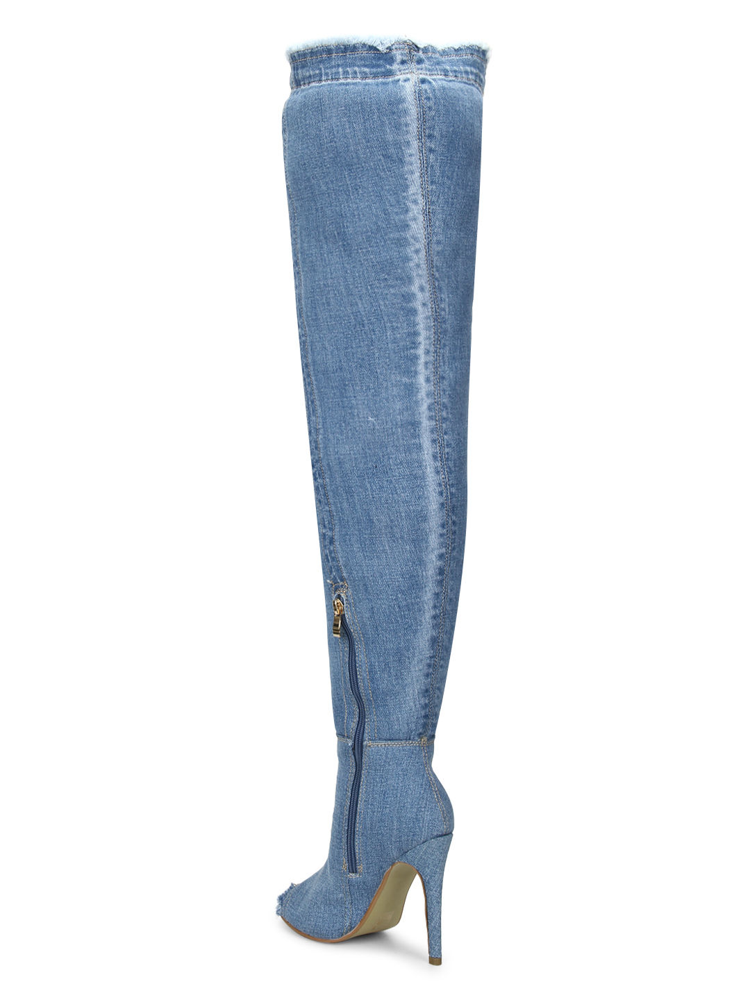 Denim boots online Clearance
