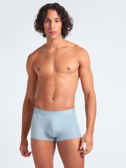 Calvin Klein Low Rise Solid Blue Trunk (S)