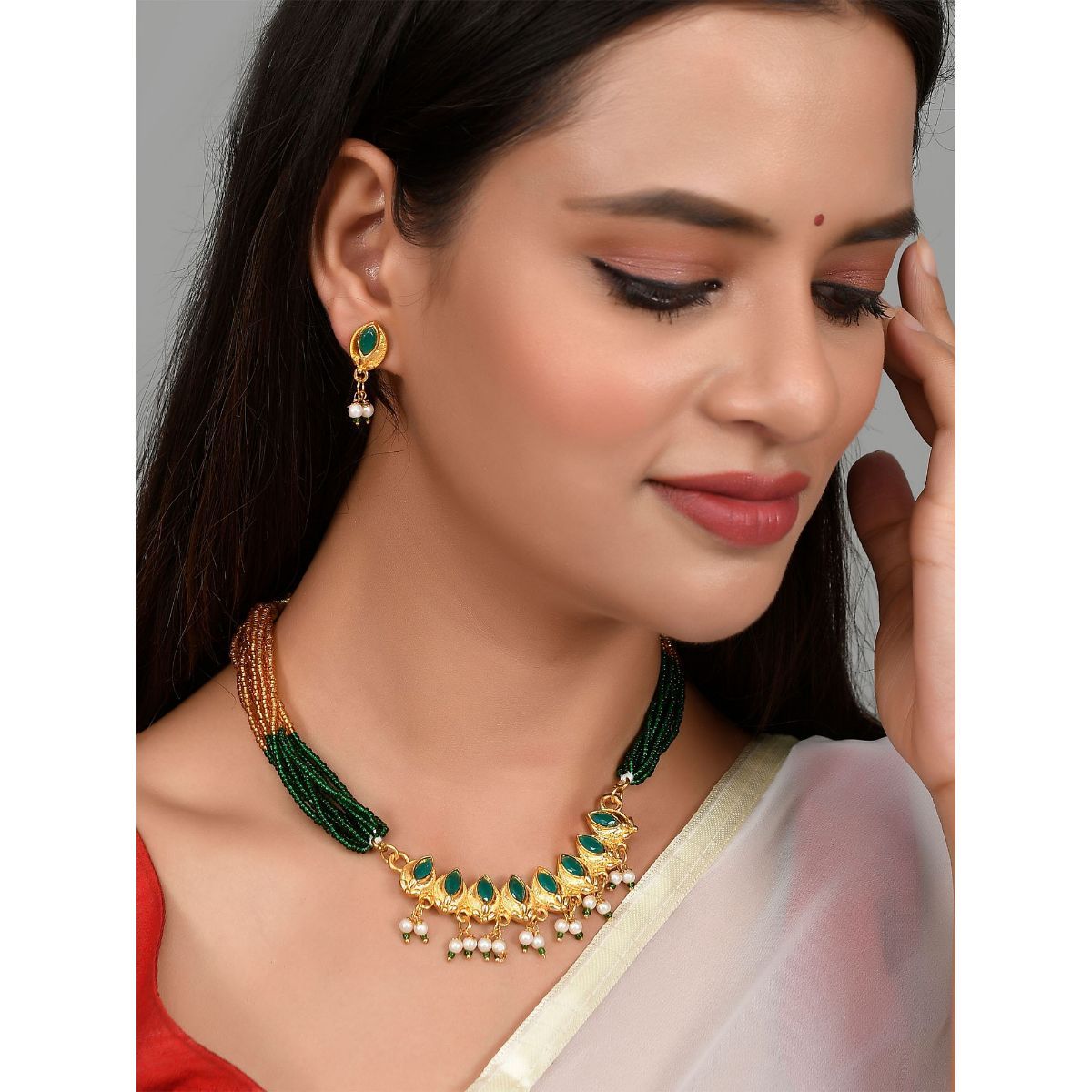 Artificial neck set hot sale