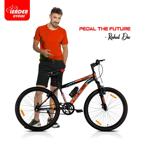 single speed mountain bike with front suspension