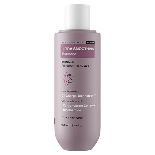 Bare Anatomy Ultra Smoothing Shampoo for Dry and Frizzy Hair Niacinamide  Paraben Sulphate Free