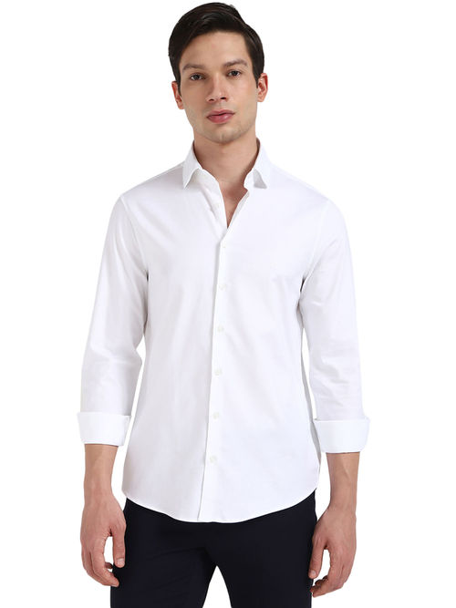 calvin klein white dress shirt slim fit Calvin Klein Performance Slim Fit Dress Shirt main image 1