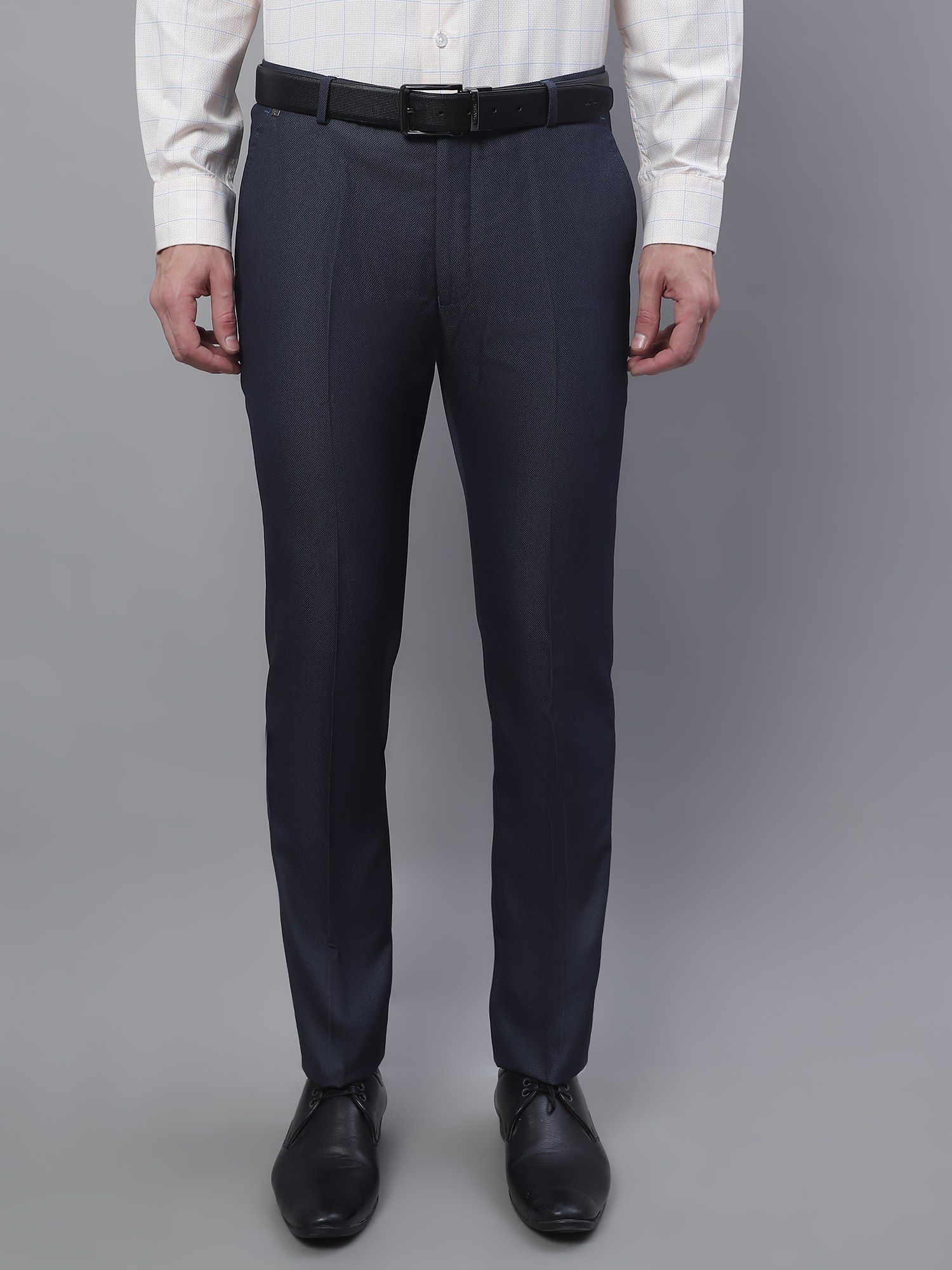 Buy Navy Trousers & Pants for Men by Cantabil Online | Ajio.com