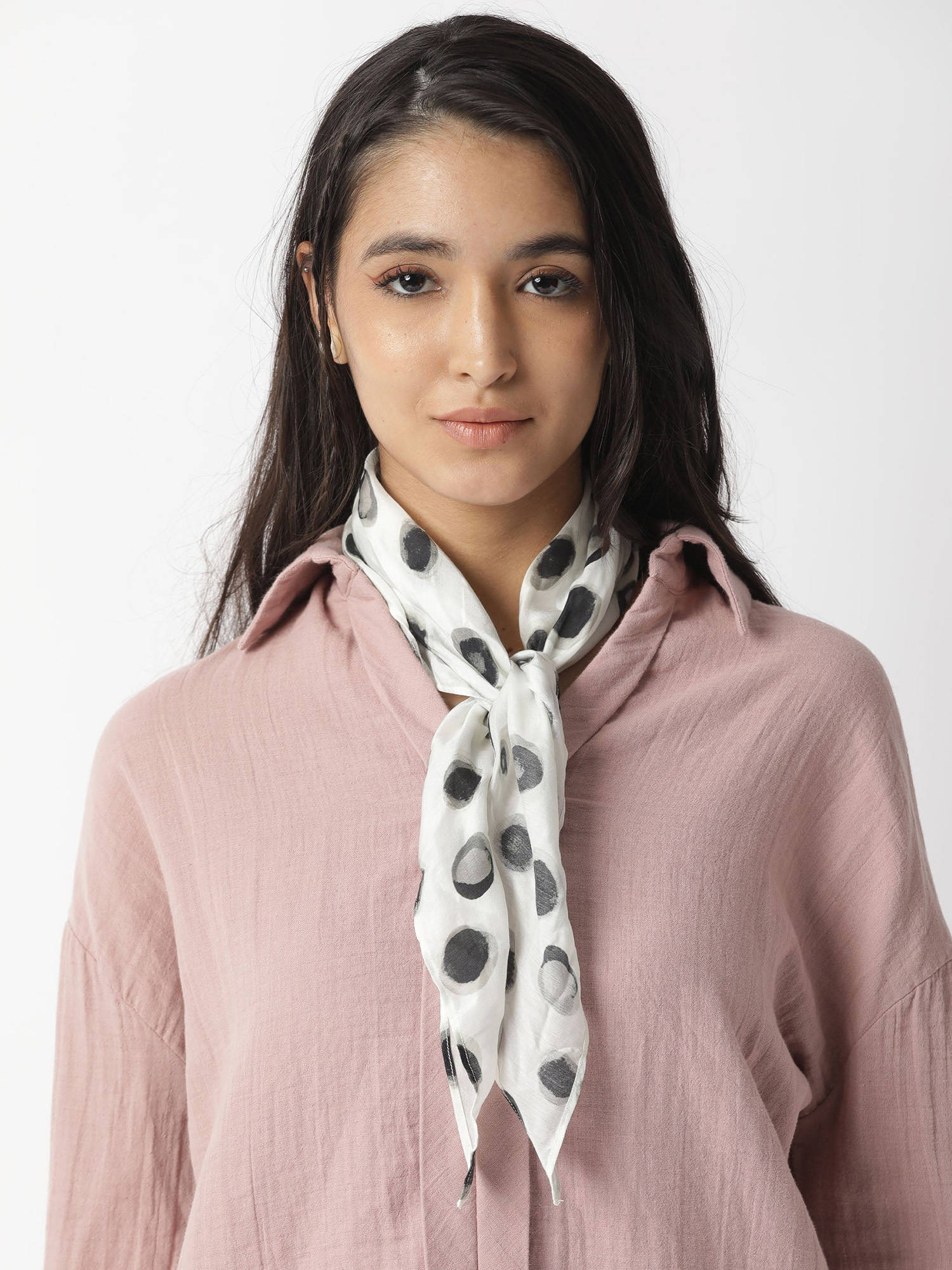 RAREISM Polka Print Scarf