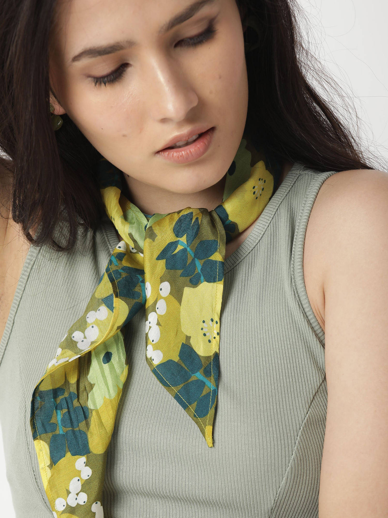 RAREISM Floral Print Scarf