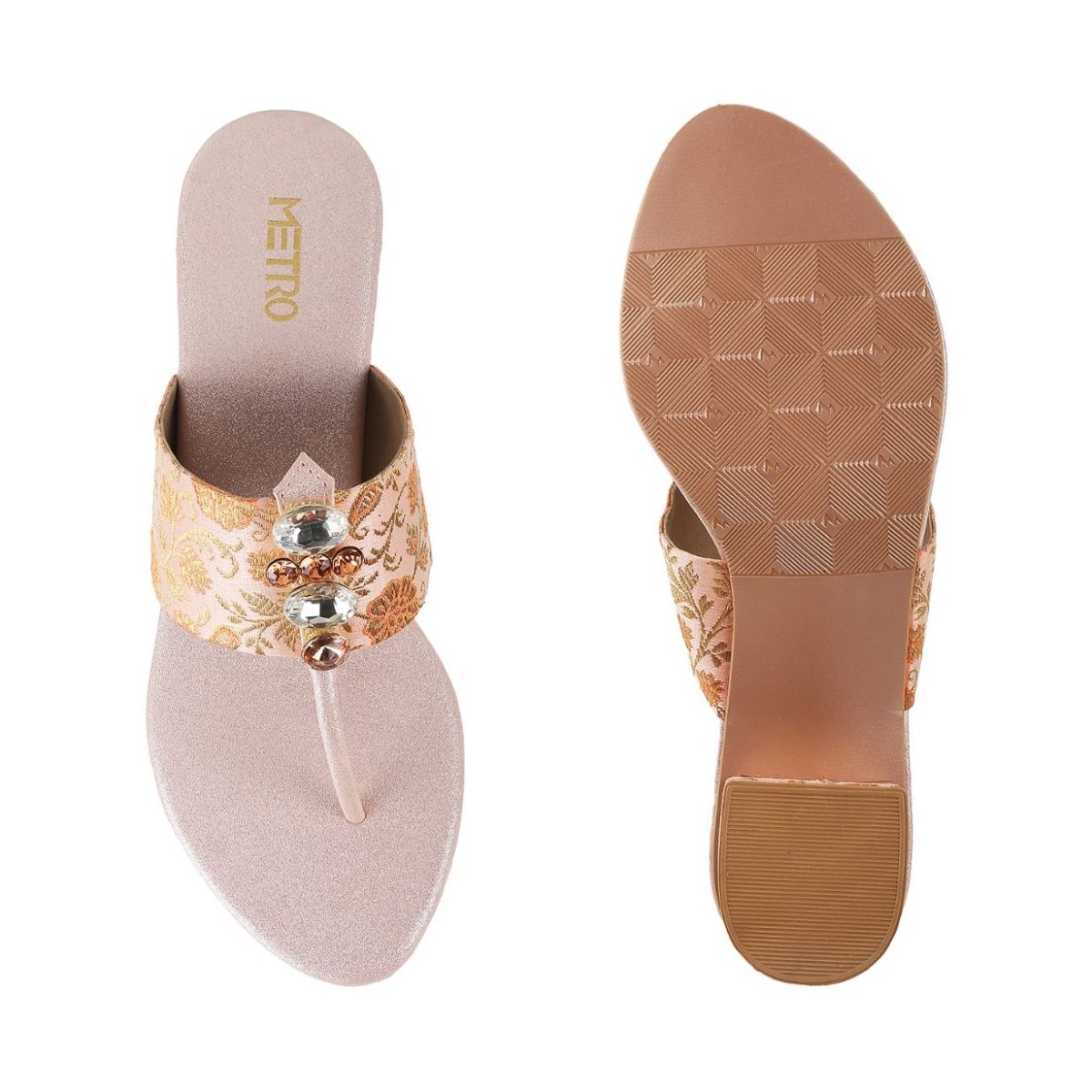 Metro on sale golden sandals