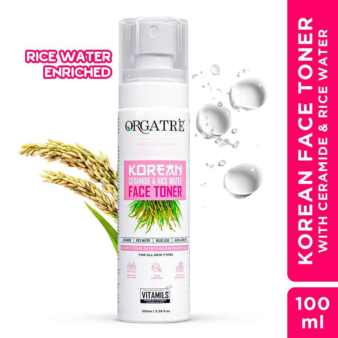 Orgatre Korean Face Toner For Glowing & Hydrated Skin