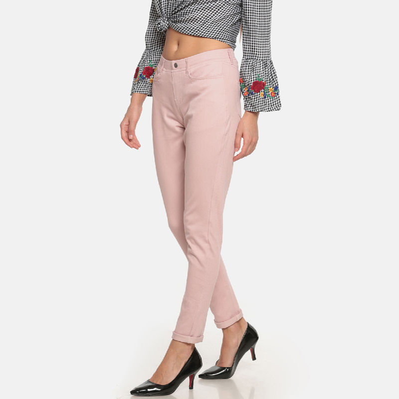 Go Colors Baby Pink Jeggings 360 Degree Super Stretch Premium (M) Buy