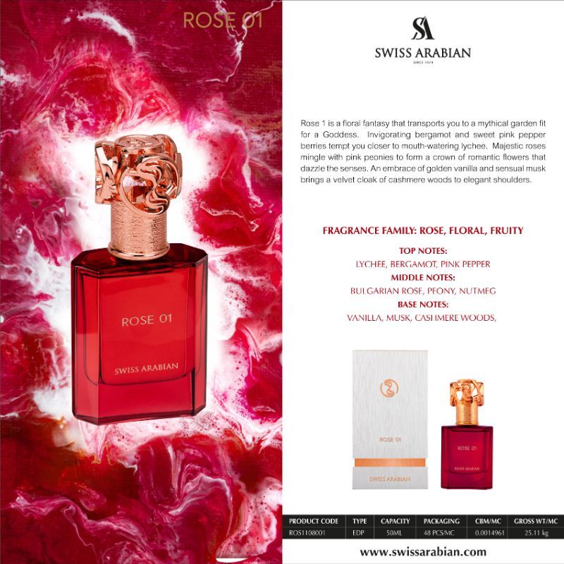 Swiss Arabian Rose 01 EDP