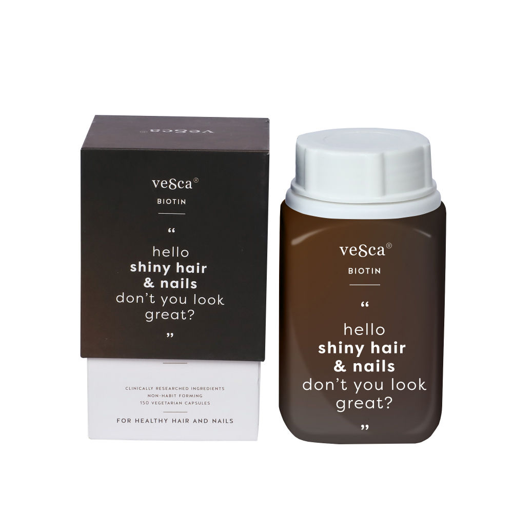 Vesca Biotin For Healthy Hair, Skin & Nails, Advance Biotin-calcium Complex