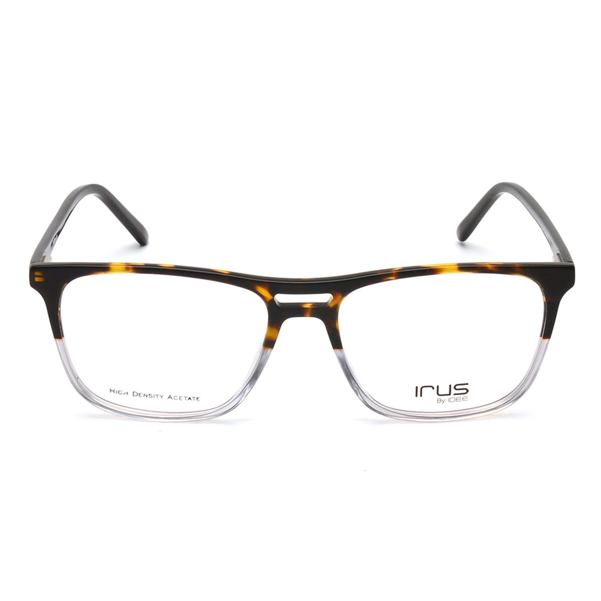IRUS Rectangle IR2009C11FR Brown Large Eyeglass Frames